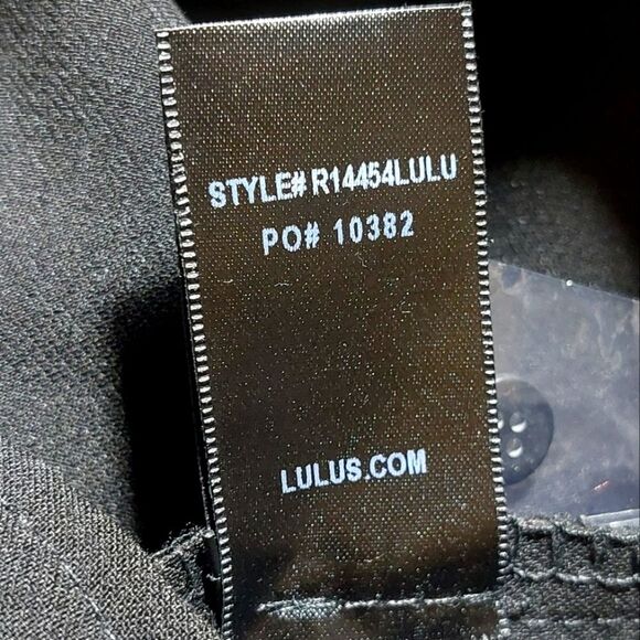 NWT Lulu's Women's Sleeveless Bodycon Cut Out Little Black Dress Black Size M - Picture 11 of 13